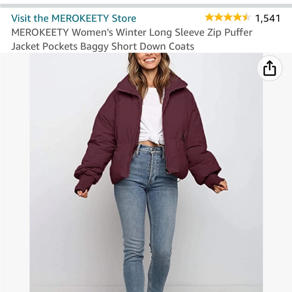 Meerokety puffer coat.